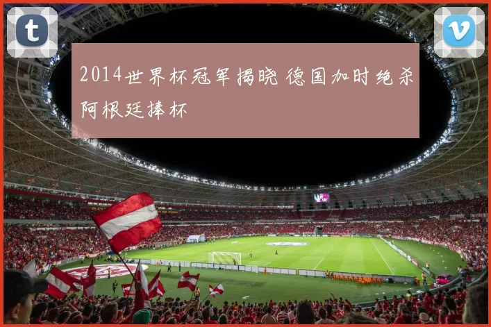 2014世界杯冠军揭晓 德国加时绝杀阿根廷捧杯